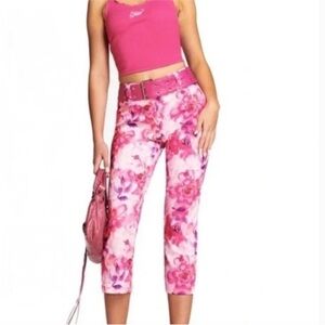 I.AM.GIA Rylie Floral Print Belted Crop Pant